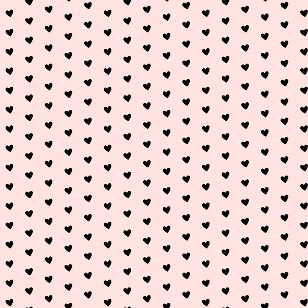 Misty Rose Heart Shape Pattern Téléchargement Numérique